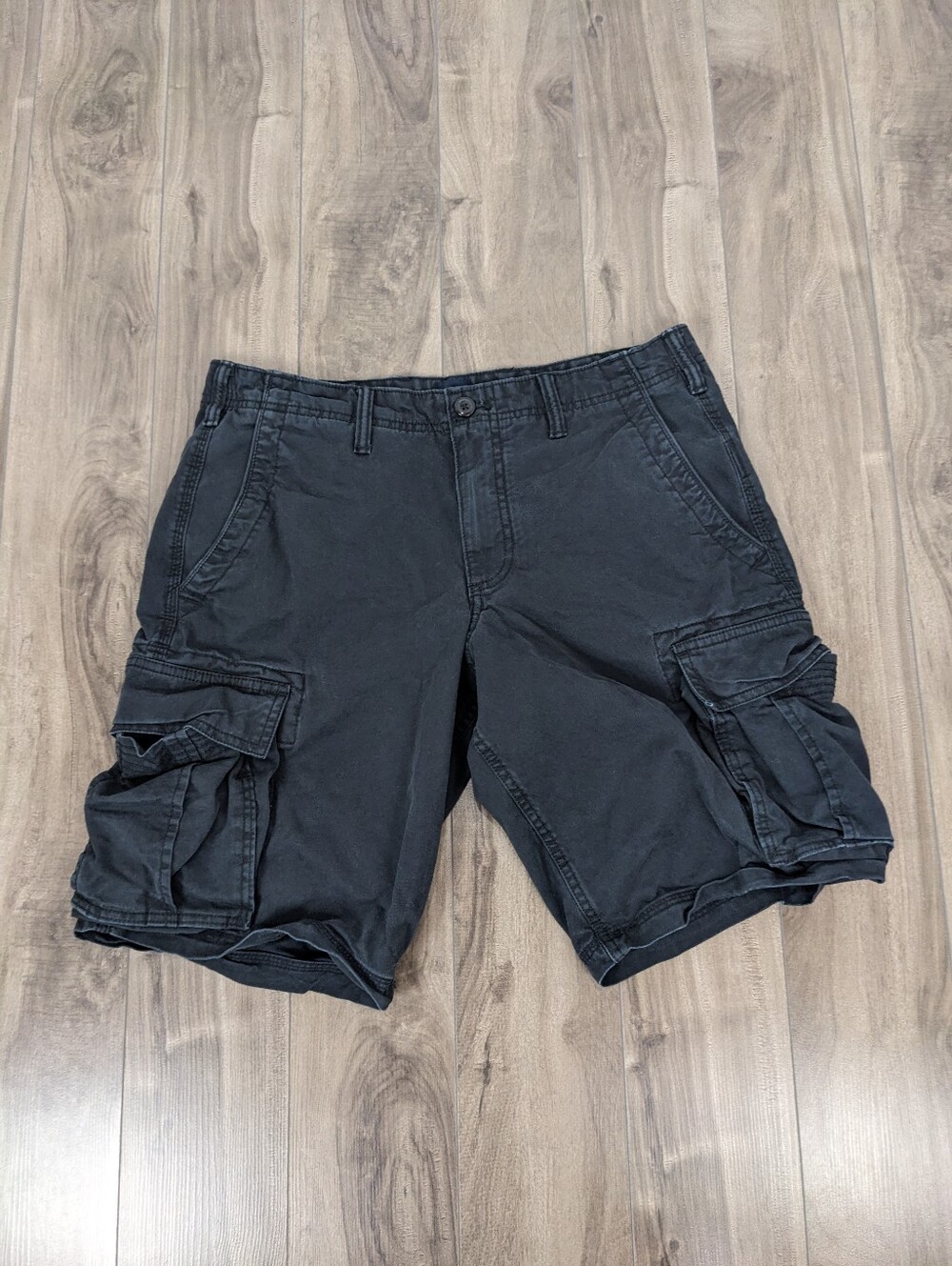 Gap Men's Cargo Shorts Black Size 31